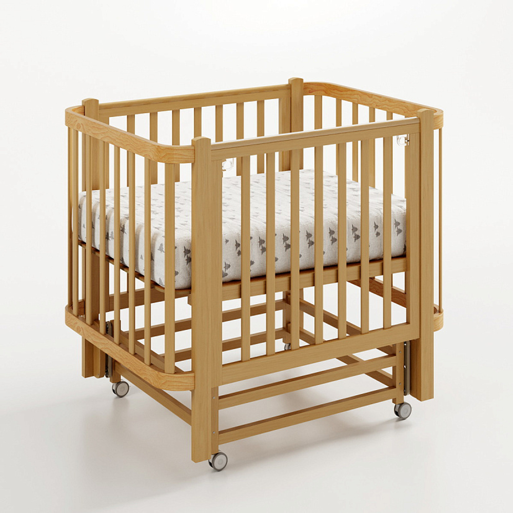 Кроватка детская Antemi Terra Light NEW с маятником НИК 17д дерево