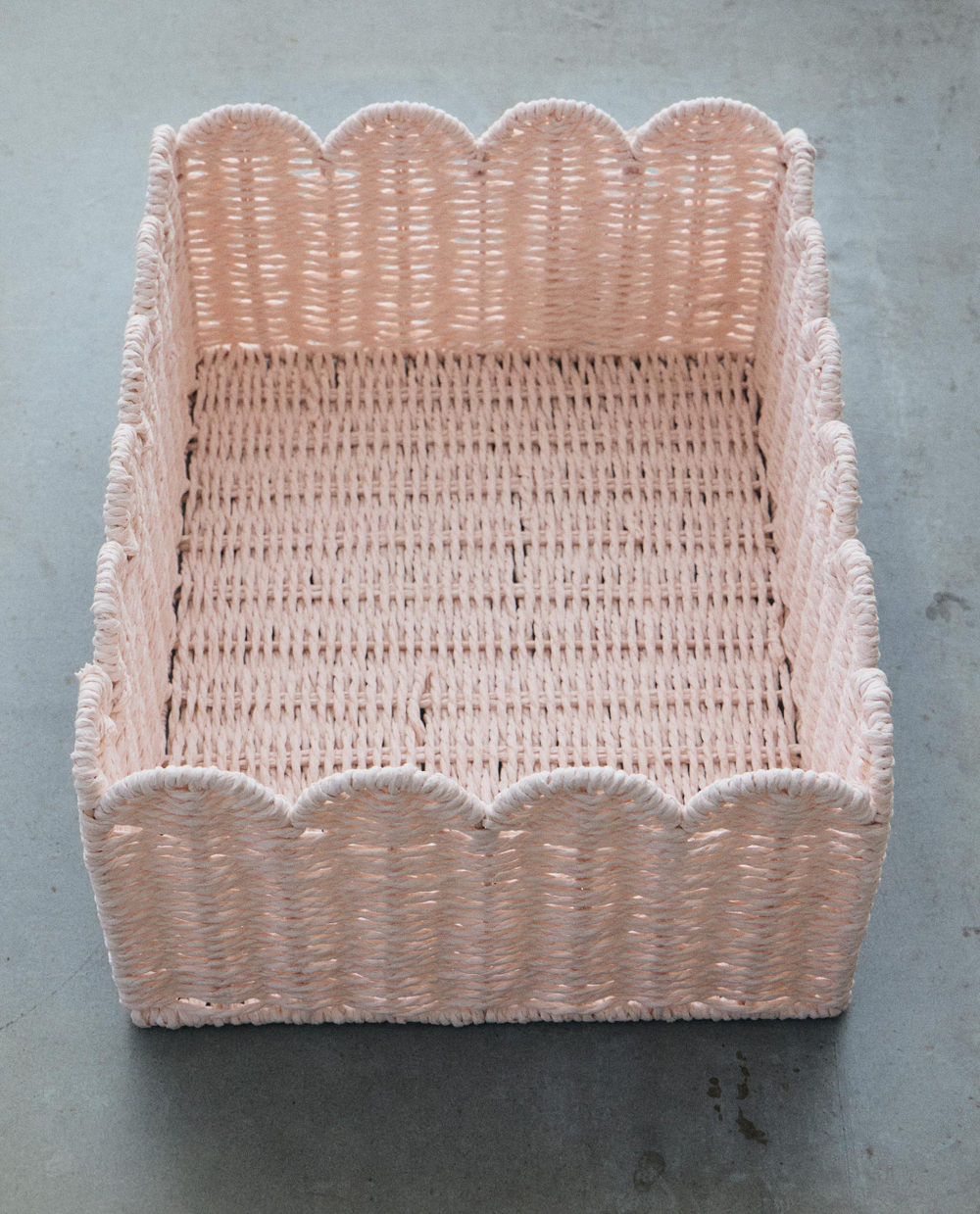 Zara Home Корзина из плетёной бумаги, цвет бежевый, 24 см