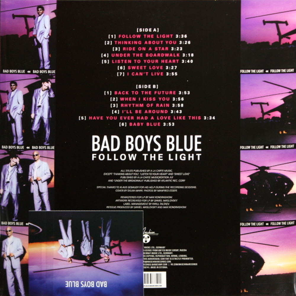 Bad Boys Blue / Follow The Light (Limited Edition)(Coloured Vinyl)(LP)