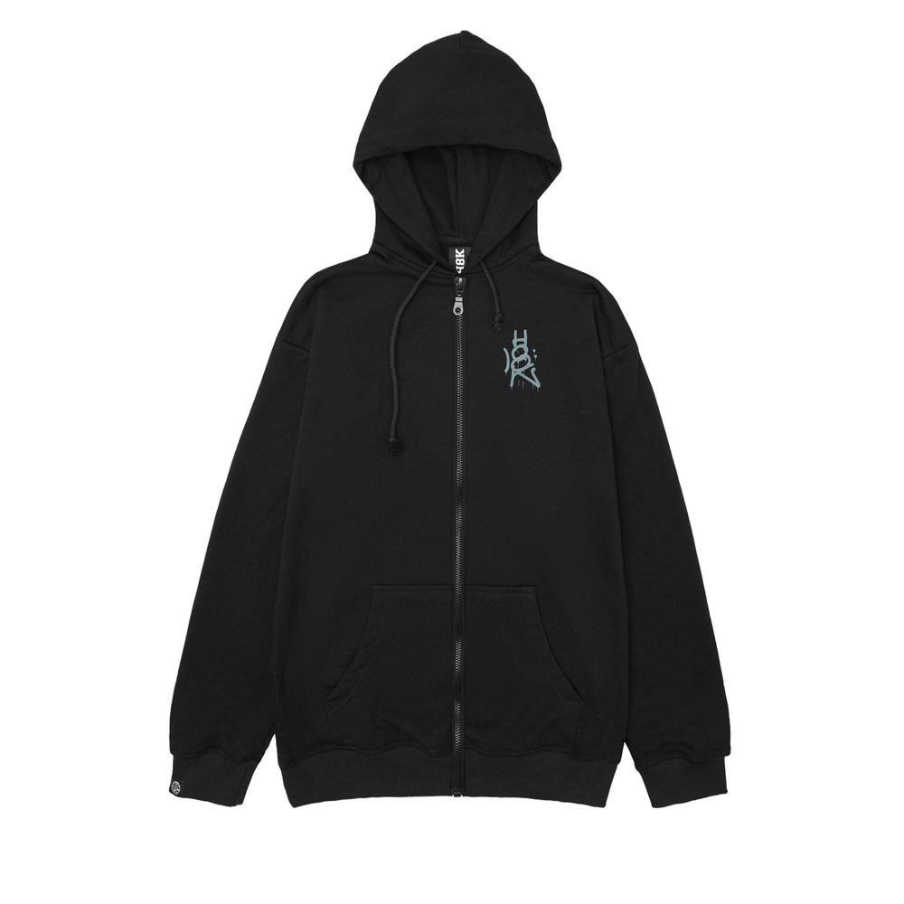 Зип Худи HOOK "Преступление" Черный