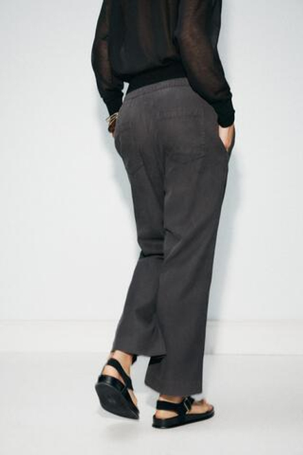 ZARA ДЖОГГЕРЫ — ZW COLLECTION, СЕРЫЙ