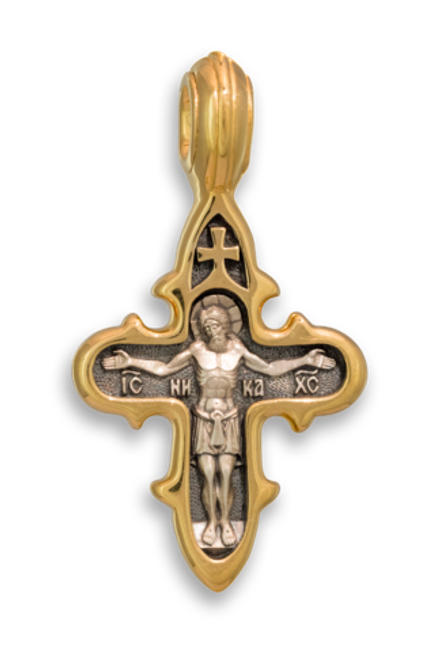 Крест «РАСПЯТИЕ. БОЖИЯ МАТЕРЬ АССУНТА»