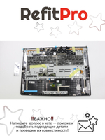 Верхняя панель с клавиатурой (топкейс) для ноутбука Lenovo Legion Y730-15ICH 81HD раскладка - русская, с подсветкой, серый (5CB0S56948), оригинал