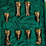 Металлический подарочный шахматный набор