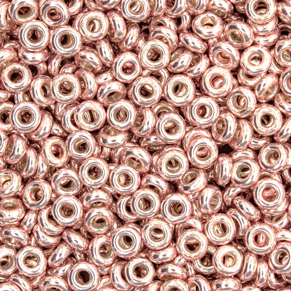 Японский бисер TOHO Demi 8/0 (№PF552), металлизированный, непрозрачный глянцевый