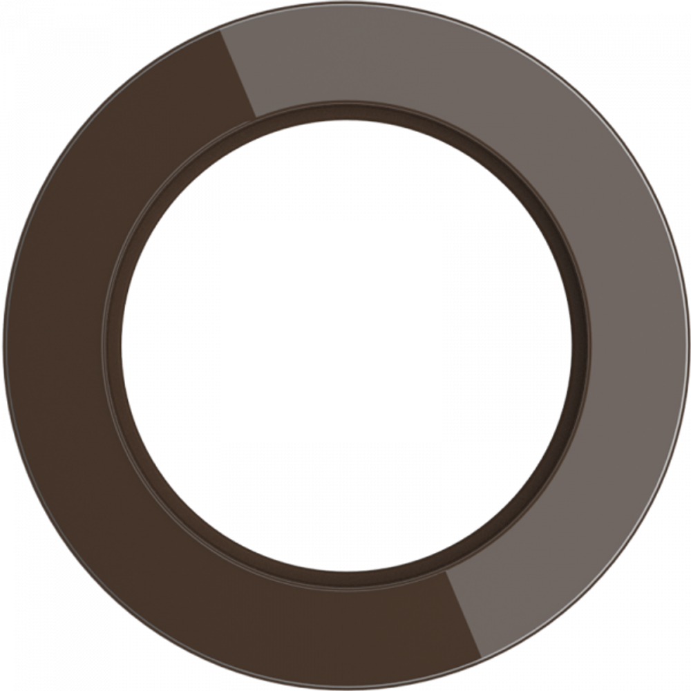 Рамка на 1 пост коричневый