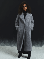 Шуба чебурашка искусственная тедди, серая, SilverFox