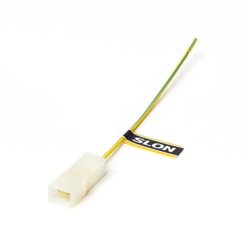 Колодка с проводом разъем папа 1-контактная 6,3