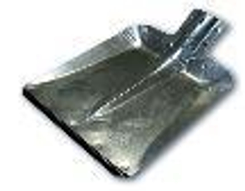 Лопата совковая  ЛС-7  380*380  ОЦИНК..с планкой,  S=0.8мм, б/ч (d-40)