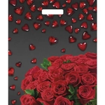 Пакет ПЭ с вырубной ручкой 38+6Тико глянец (Мармеладные сердечк (комплект 50 шт)