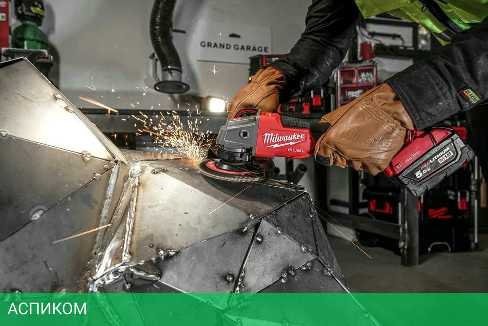 Угловая шлифмашина Milwaukee M18 ONEFSAG125XPDB-502X FUEL (4933478435)