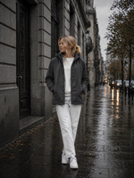 Плащ-ветровка женская "HN-19" серый