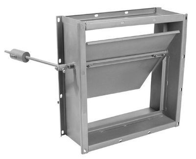 Клапан обратный взрывозащищённый А3Е 103.000-01 прямоугольного сечения 500х500 мм