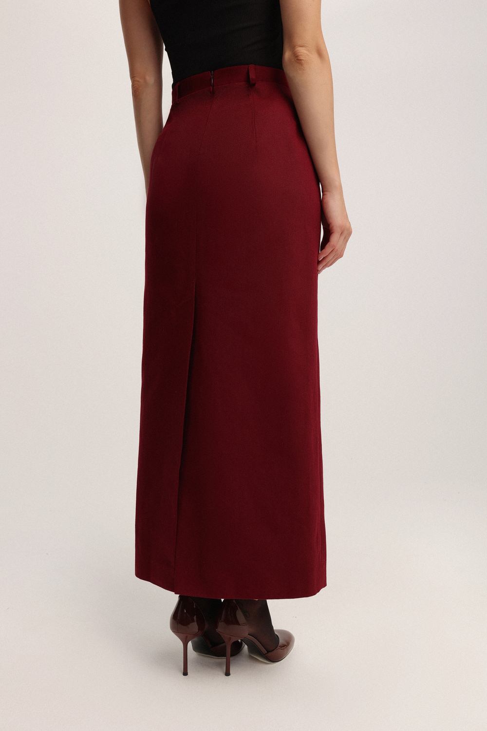 Юбка миди из денима