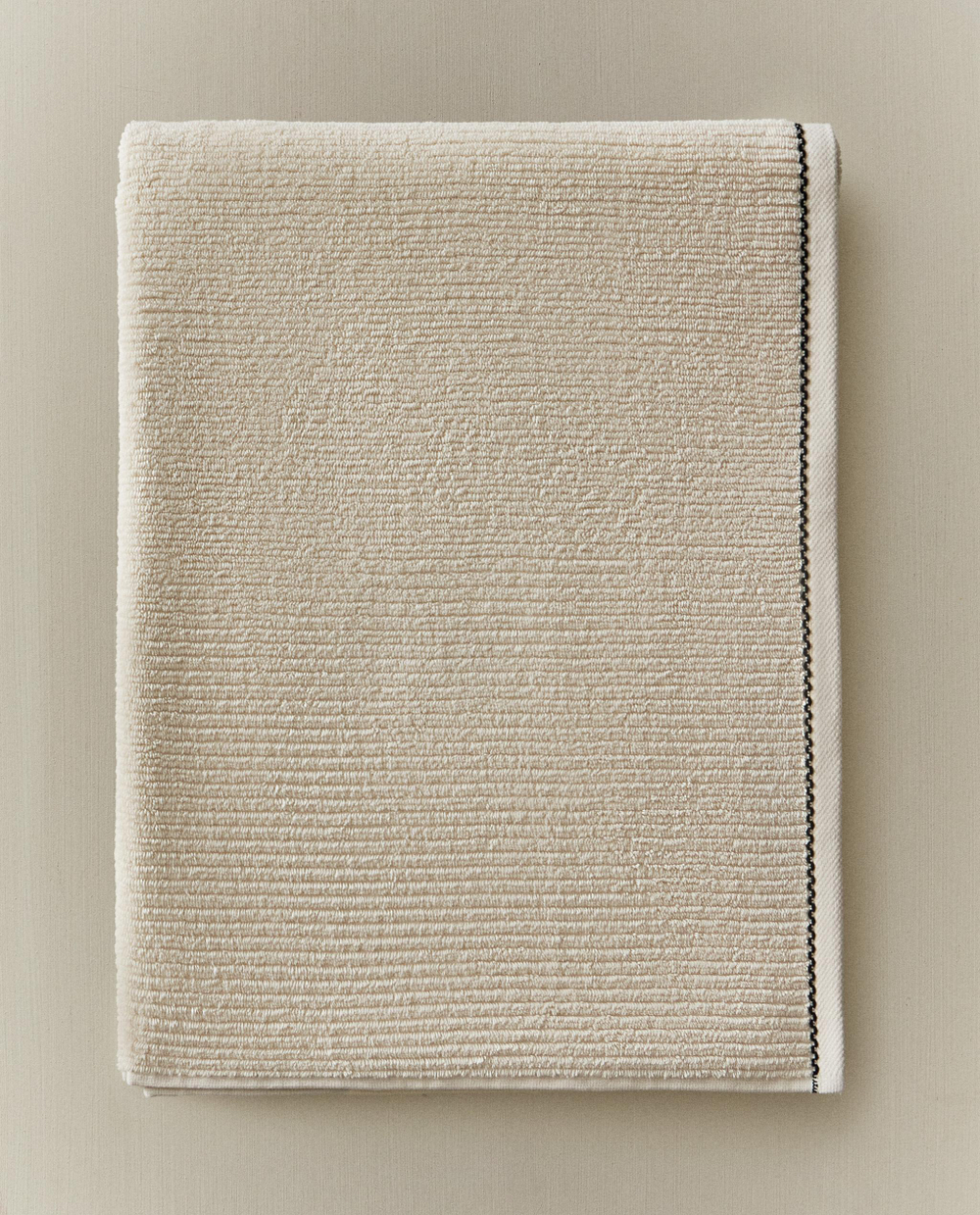 Zara Home Полотенце для лица и рук из хлопка, piaskowy · 8548/013