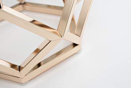 Стол журнальный 50х62см Garda Decor с мраморной столешницей