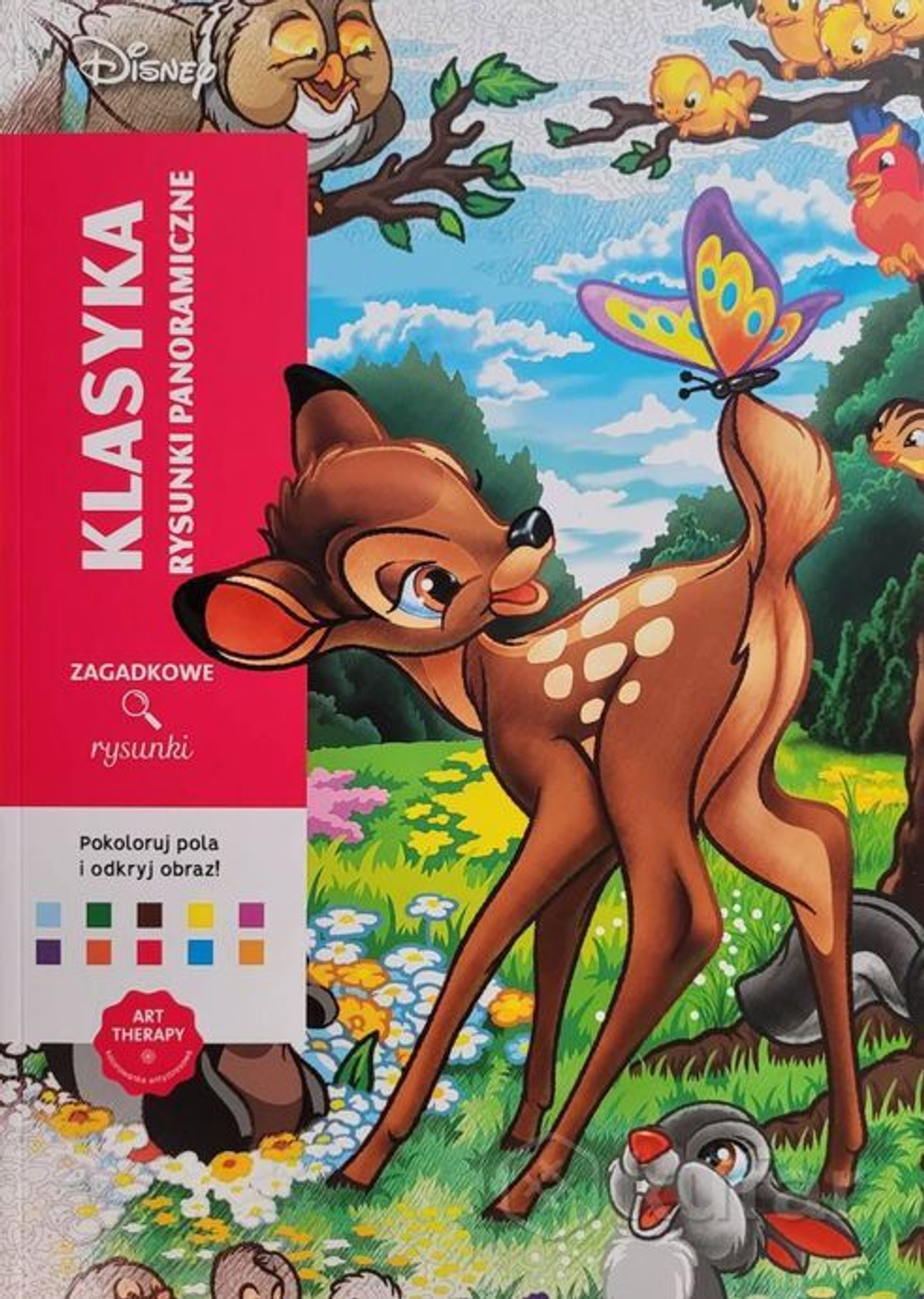 Раскраска по номерам Coloriages mystres Disney - официальное польское издание. Классика. Рисунки
