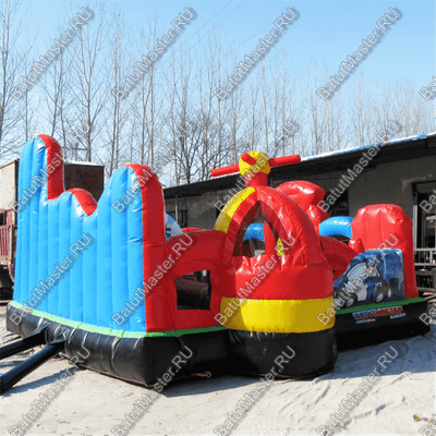 Надувной батут "Пожарные"