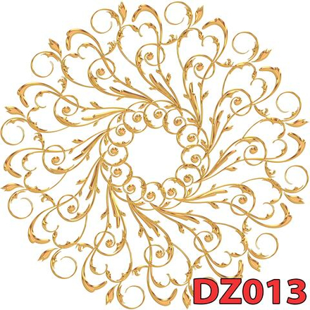 Фото обои - Декор под золото DZ013