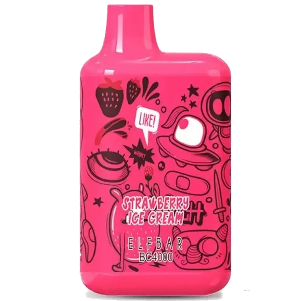 Elf Bar - Strawberry Ice Cream (BC4000 LE)