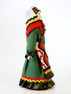 Кукла фарфоровая Удмуртка, Вятская губерния