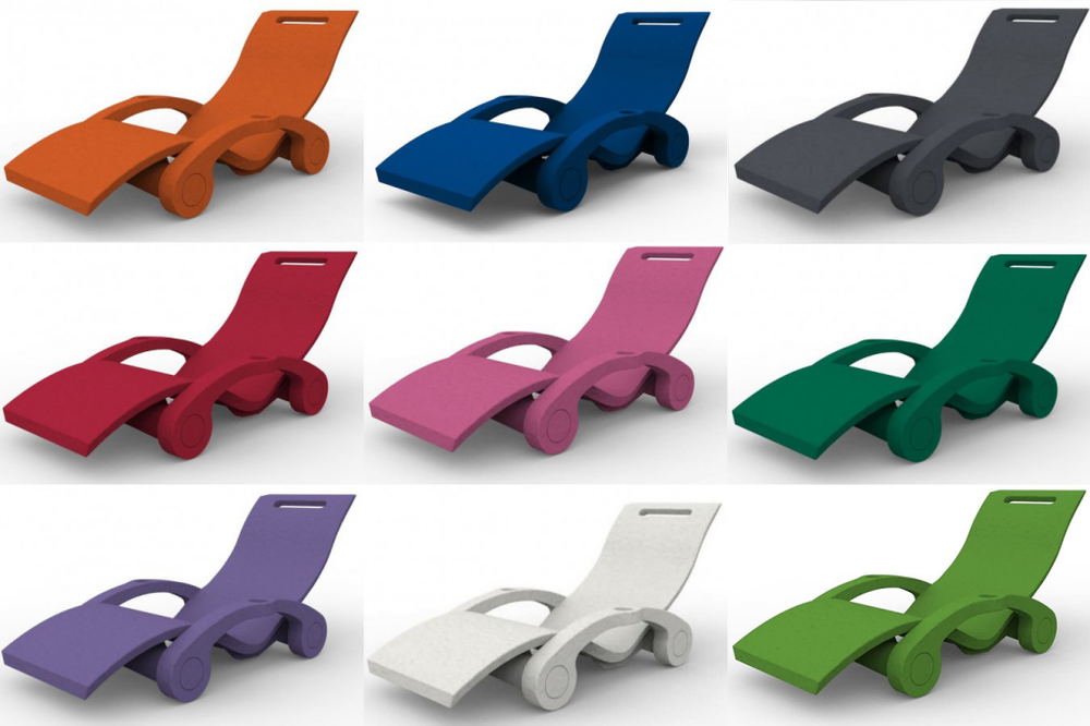 Шезлонг-лежак пластиковый плавающий Arkema Serendipity Chaise Floating S130