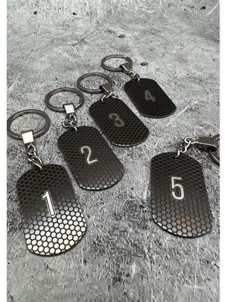 Номерки на ключи металлические