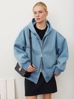 БОМБЕР-ОЛИМПИЙКА ВИНТАЖНЫЙ СИНИЙ