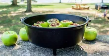 Жаровня чугунная на ножках, 31 см, 5.7 л, угольная, Lodge