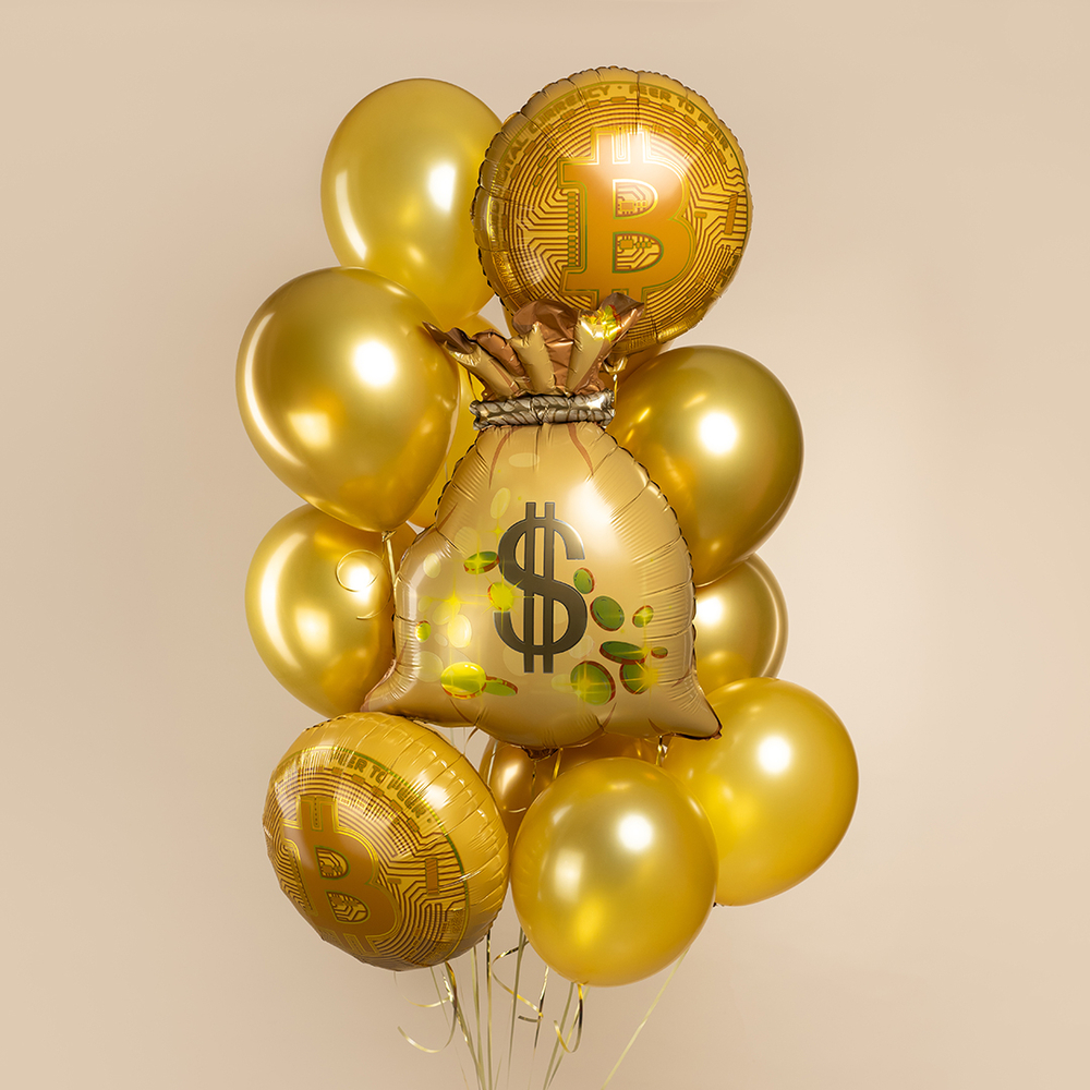 Шар (33''/84 см) Фигура, Денежный мешок