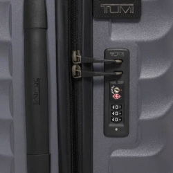 Чемодан средний расширяемый/Grey text