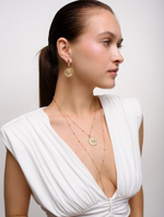 Колье "Sun white pearl" Gold