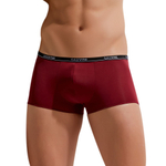 Мужские трусы-боксеры с тонкой брендированной резинкой Second Skin Trunk (Размер: S) (Цвет: черный)