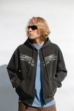 Худи Октябрь Speed Zip "Black"