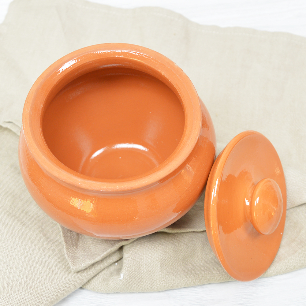 Горшок для запекания керамический 0,7л терракот