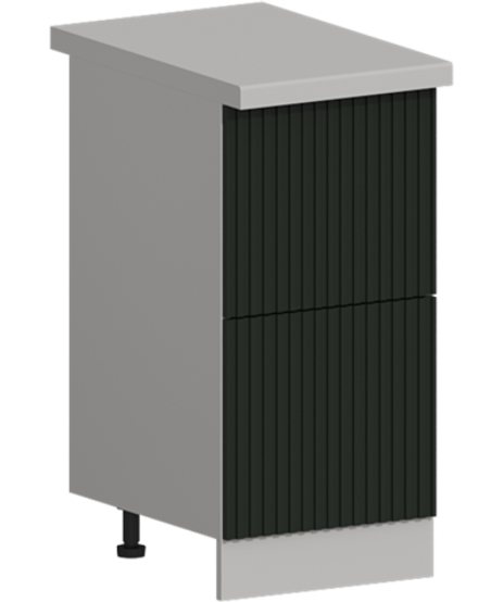 Кухня Модуль ШН2Я 400 Ликата / Насыщенно-зеленый