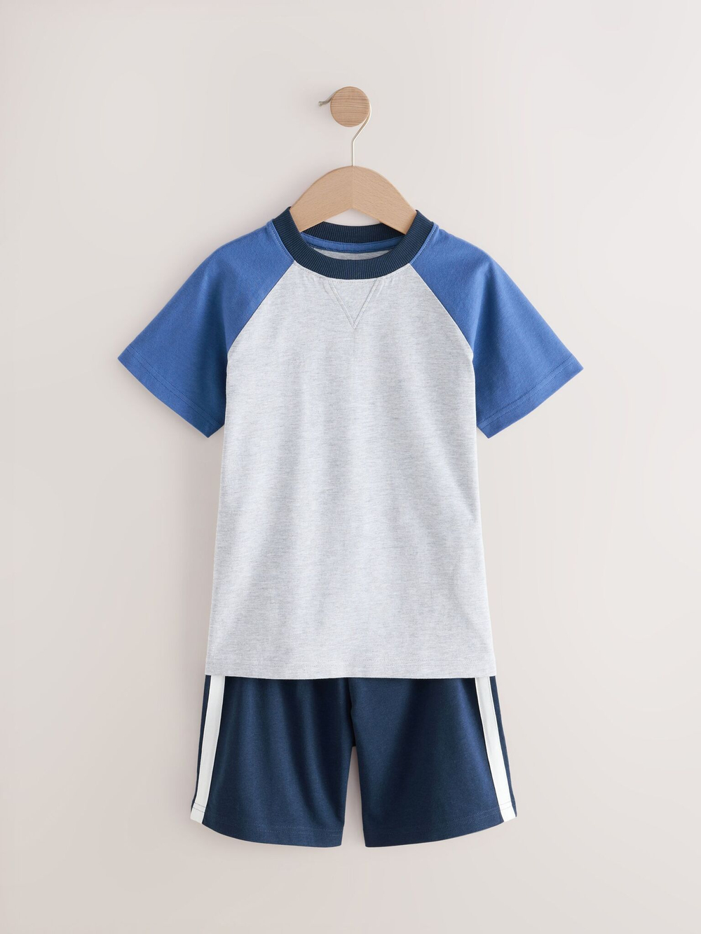 Пижама для мальчика Next E66-494, 3 шт., Серый, Синий