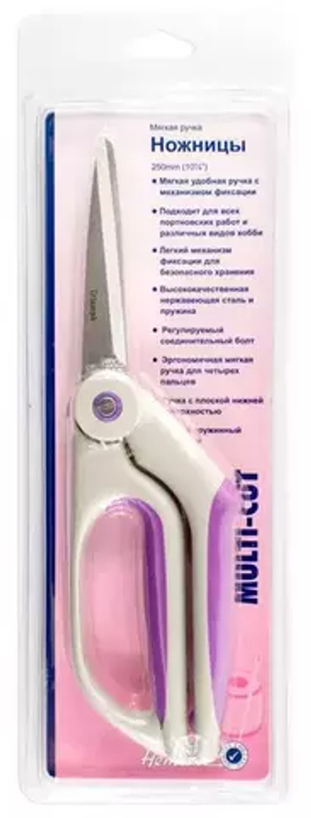 Ножницы многофункциональные с мягкой ручкой , 25 см (10216100/041014/0088465/01_Австралия)