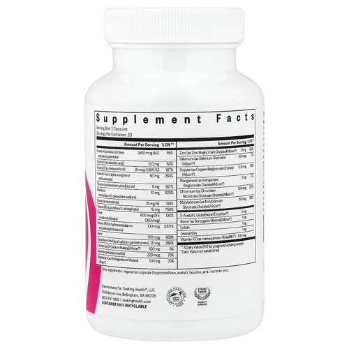 Seeking Health, Prenatal Essentials MF, комплекс витаминов для беременных, без метила, 60 капсул