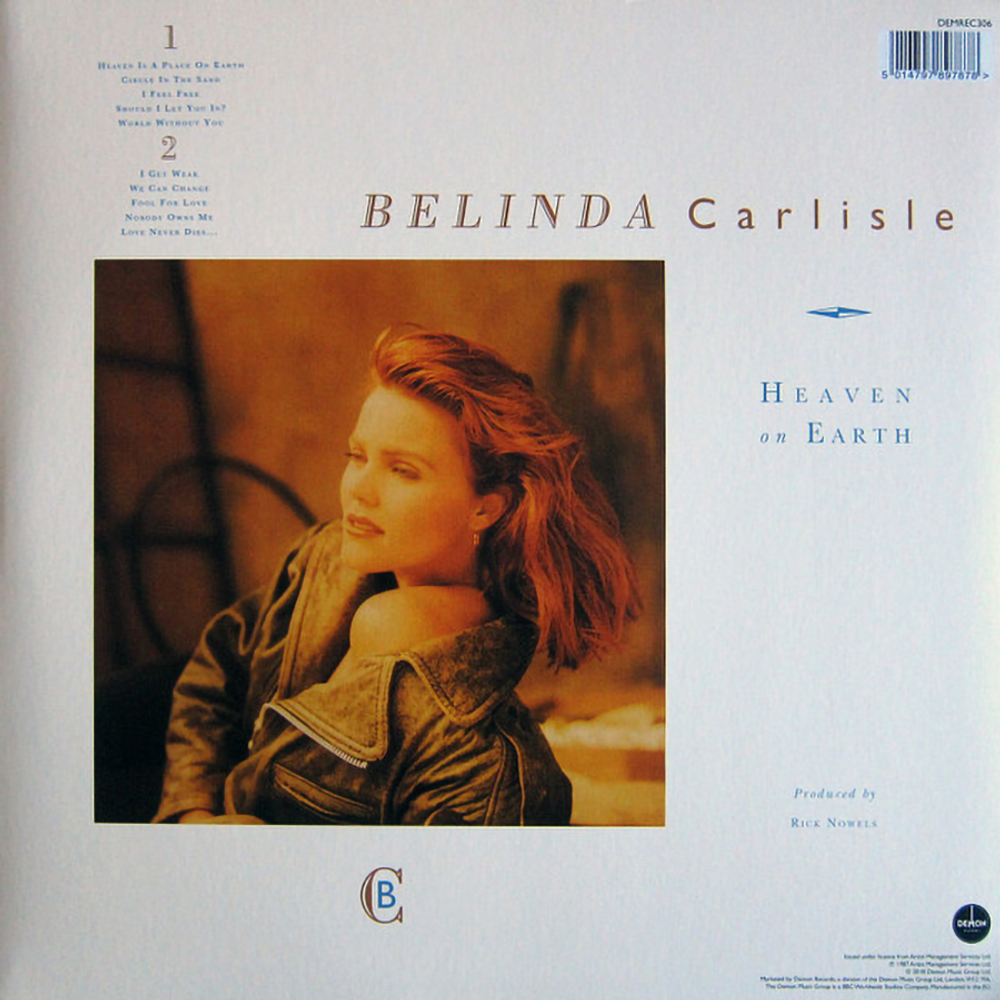 Belinda Carlisle / Heaven On Earth (Coloured Vinyl)(LP)