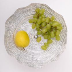 Фруктовница-конфетница Мелодия Любви Серебро