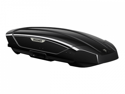 Автобокс Broomer Venture (L) АБС/ПММА Черный 430л (скобы) 01.129.01