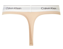 Majtki Calvin Klein Thong 1P - Бежевый