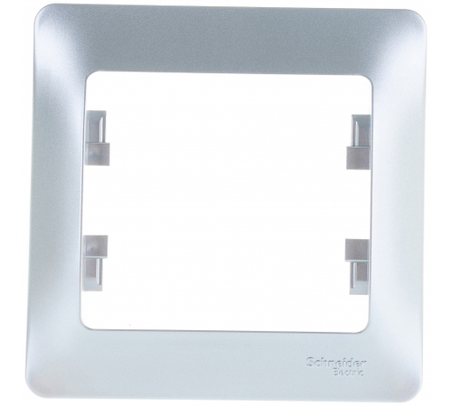 Рамка 1-ая алюминий Glossa 000301