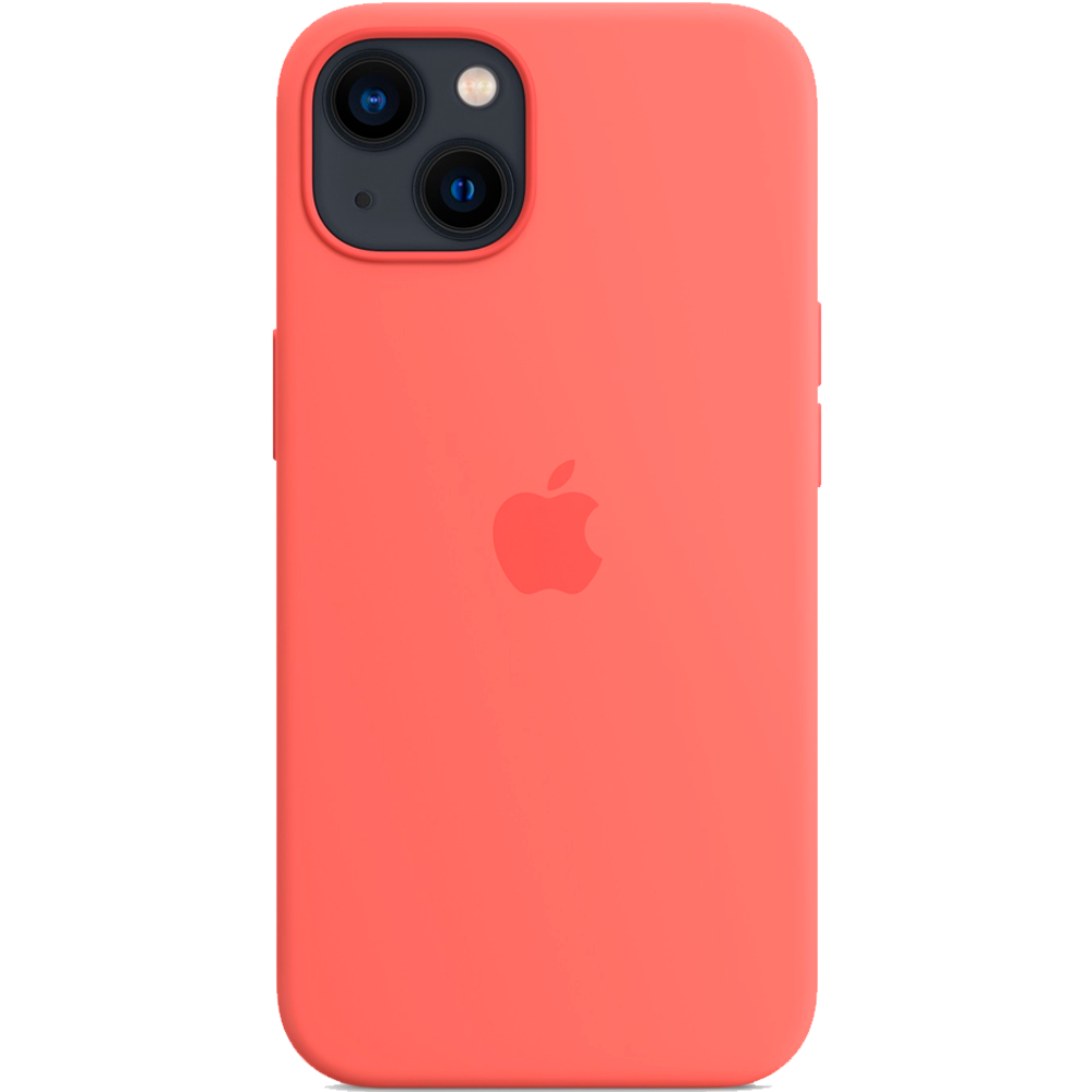 Силиконовый чехол с поддержкой MagSafe Apple Silicone Case для iPhone 13, Pink Pomelo (Розовый помело)
