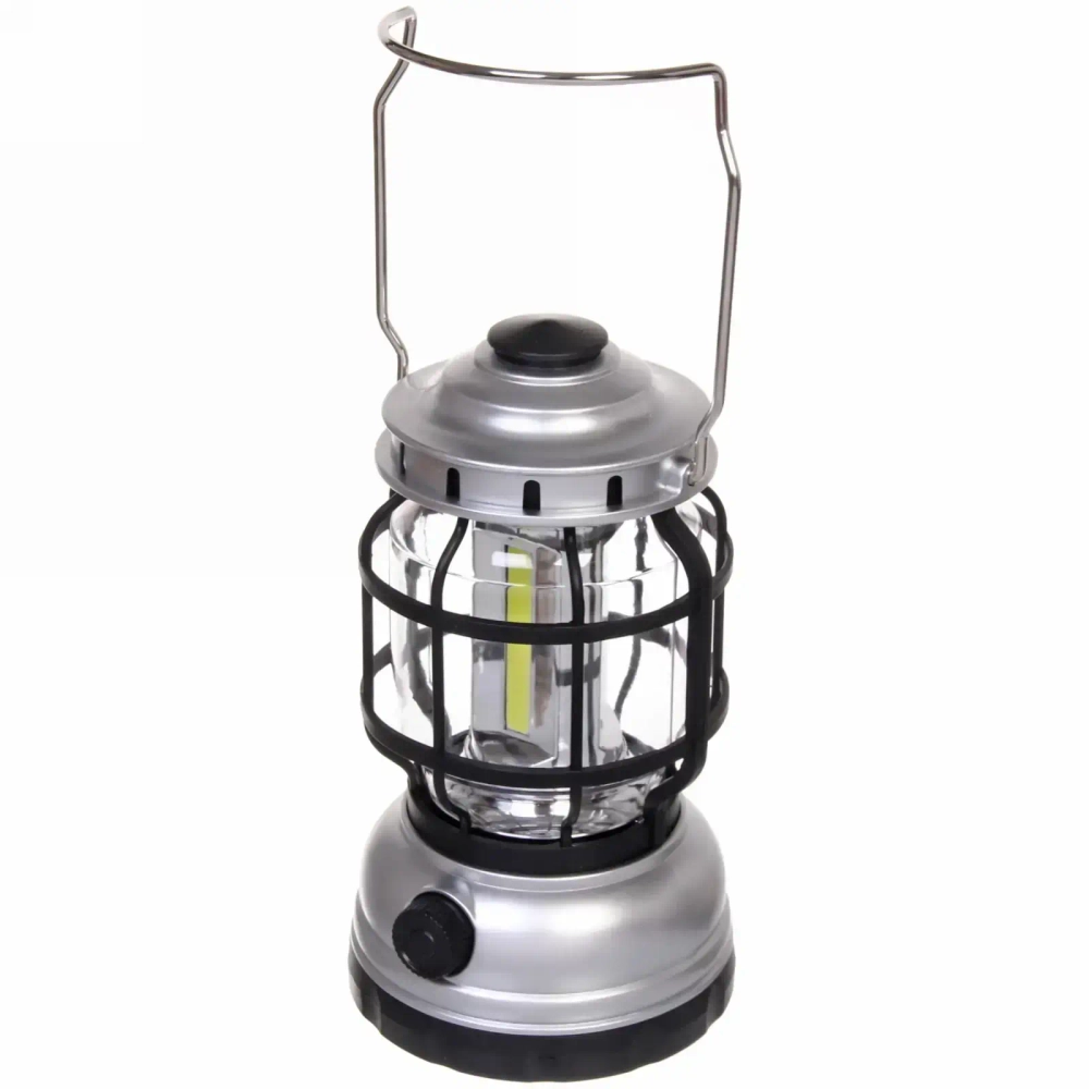 Фонарь туристический 1 режим, 3* COB, регулятор яркости 10*18см 3*АА 1990