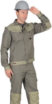 Куртка "Сириус-Вест-Ворк" (оливковый/с.оливковый) укор.