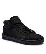 Кожаные кроссовки Calvin Klein - черный(HM0HM01769)