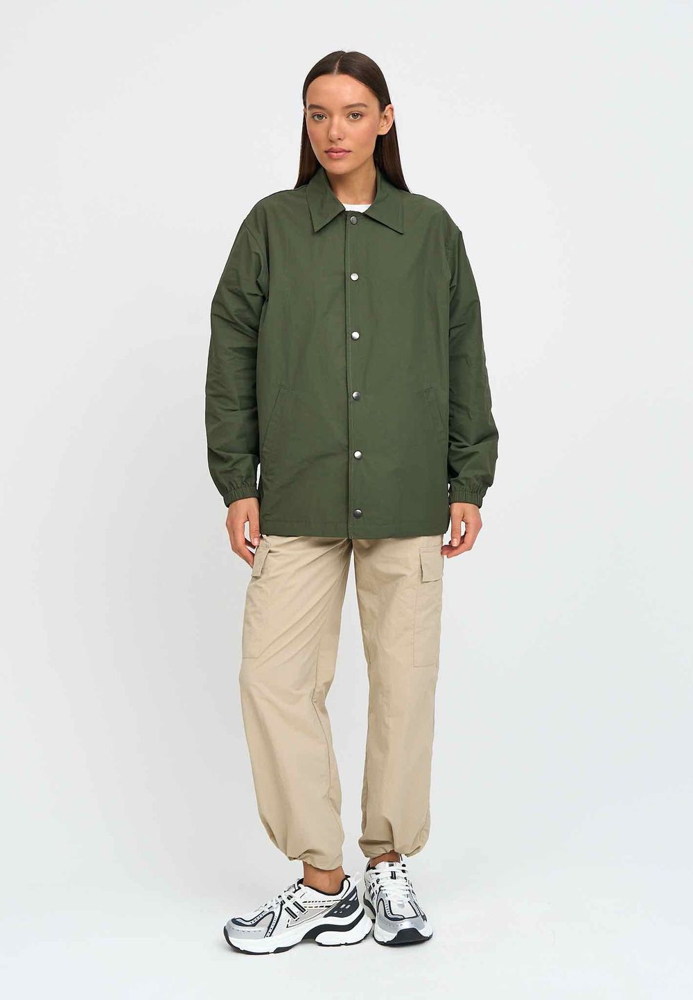 Куртка Kefirmaykifer Коуч Оверсайз хаки
