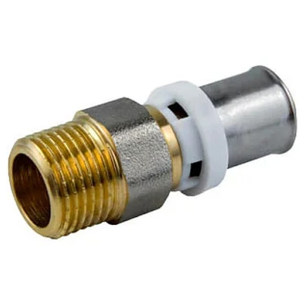 Муфта STI пресс латунь ДН 16х 1/2" НР